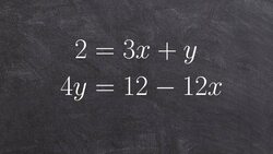 Graphing a system of equations to find an inconsistent solution Instructional Video