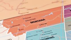 Montana from USA States Stock Footage