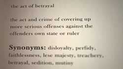 Treason Definition Stock Footage