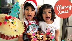 Making Vanilla Christmas Cupcakes Instructional Video