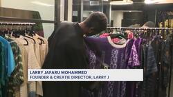 Ghanaian fashion designer Larry J brings message of sustainability to New Jersey News Clip