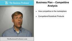 Competitive Analysis in a Business Plan Instructional Video