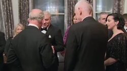 Prince Charles and Camilla at Irish Embassy reception News Clip