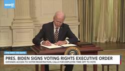 President Biden Signs Voting Rights Executive Order News Clip