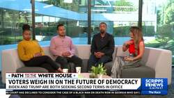 Voters weigh in on the future of democracy for the 2024 election News Clip