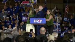 Jill Biden leaps into action to protect husband from protesters News Clip