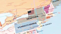 New York from USA States Stock Footage