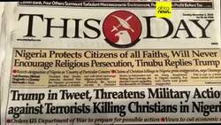 Nigeria's government responds to Trump's military action threat News Clip