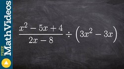 How to divide a rational polynomial by another polynomial Instructional Video