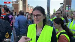 Amsterdam University walkout: Staff protest after police crackdown News Clip