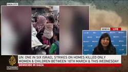 One in six Israeli attacks kills women & children only in Gaza News Clip