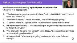 Apostrophes: for contraction, singular possession and plural possession 2 Instructional Video