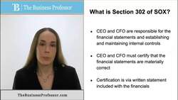 Understanding Section 302 of the Sarbanes-Oxley Act Instructional Video