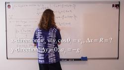 Deriving the Range Equation of Projectile Motion Instructional Video