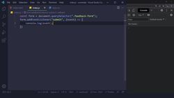 JavaScript Masterclass - Zero to Job-Ready with Hands-On Projects - Submit Events / 059 Instructional Video