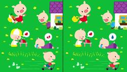 This Little Piggy Went to the Market | Kids Song | Spot the Differences | The Kiboomers Instructional Video