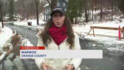 First snowstorm of the season causes power outages, car accidents in Orange County News Clip