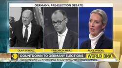 Germany: Olaf Scholz debates political rivals on eve of emergency summit News Clip