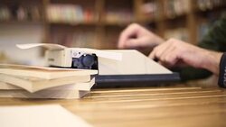 Typewriter is still in use Stock Footage