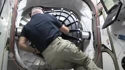 Inflatable habitat opened up on space station News Clip