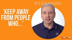 Keep away from People who... | Bite Sized Project Management Thought from Mark Twain Instructional Video