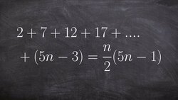 Learn to use induction to prove the sum formula of a series Instructional Video