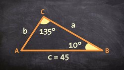 How to use the law of sines to find the missing parts of a triangle Instructional Video