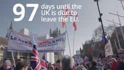 Countdown to Brexit: 97 days until Britain leaves the EU News Clip