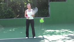 How to Hit a Tennis Volley Instructional Video