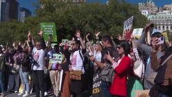 CLEAN : Indigenous people rally for climate justice in New York News Clip