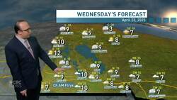Riley Laychuk's Manitoba forecast for Wednesday, Apr. 23, 2025 News Clip