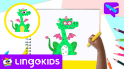 How to draw a Dragon Instructional Video