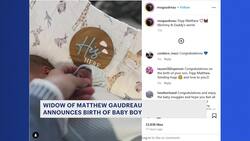 Madeline Gaudreau gives birth to baby boy Tripp Matthew four months after husband's passing News Clip