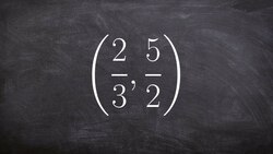 Evaluate the six trig functions given a point in fractions Instructional Video