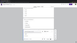 Google Forms Fundamentals: Creating questions using drop downs/check boxes Instructional Video