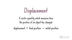 IB Physics Mechanics: Distance and Displacement Instructional Video