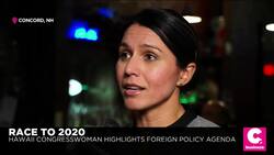 Rep. Tulsi Gabbard Pitches her Commander-In-Chief Credentials in N.H. News Clip