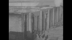 Half of the work buildings in Nebraska State Prison yard are destroyed after 13 hours of incendiary rioting by more than 200 inmates News Clip