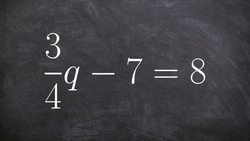 What are inverse operations and how do we use them to solve two step equations Instructional Video