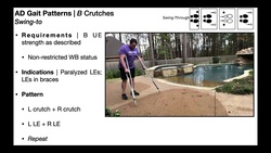 Assistive Devices/Gait Patterns | Swing-To & Swing-Through Patterns Instructional Video