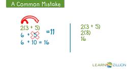 Multiplying Positive and Negative Integers Using the Distributive Property Instructional Video