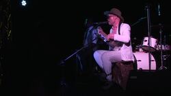 Albino musician hopes for album success after documentary Instructional Video