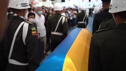 CLEAN : Colombia holds funeral for murdered police officers News Clip