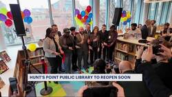 Shuttered Hunt's Point Library could reopen in the coming weeks News Clip