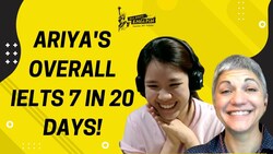 Ariya Dances Her Way to Overall 7 in 20 Days - IELTS Energy Podcast 1145 Instructional Video