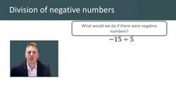 Division of Negative Numbers Instructional Video
