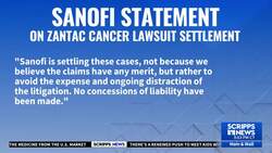 Sanofi to settle 4,000 lawsuits claiming Zantac is linked to cancer News Clip