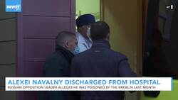 Alexei Navalny Discharged From Berlin Hospital News Clip