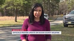 Officials: Ocean County wildfire consumes more than 12,500 acres, is 40% contained News Clip