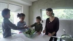 Holiday Season Mix Race Friend Family Indoor Stock Footage